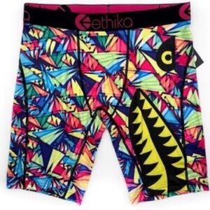 Ethika Men's Crazy Psychedelic Colorful Graphic Boxer Briefs